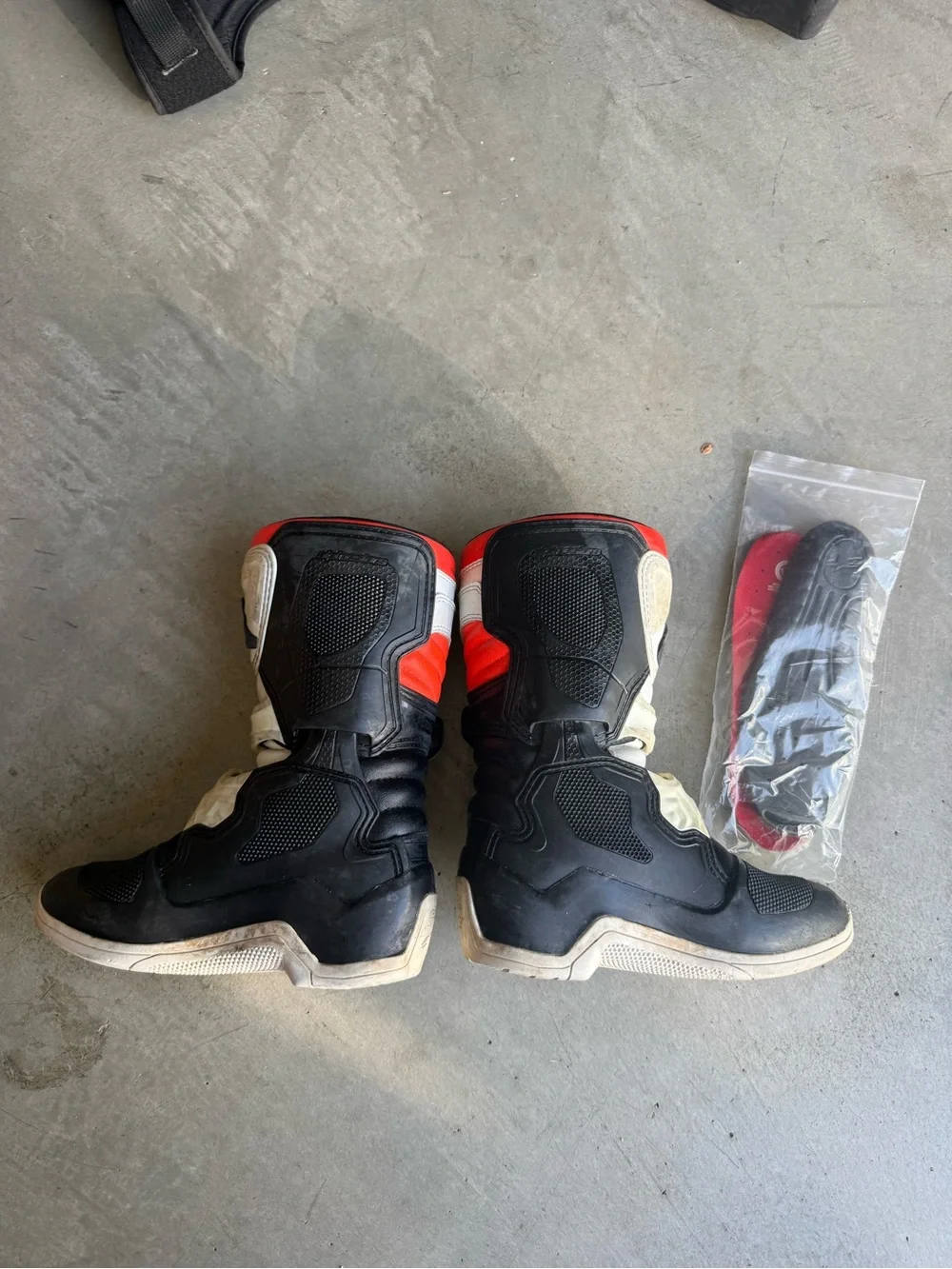 Alpinestars Kids Motocross Boots in Red, Black & White